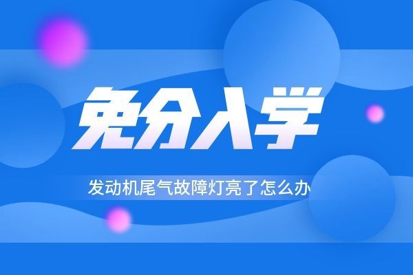 发动机尾气故障灯亮了怎么办