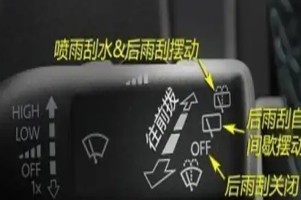 后车窗雨刮器开关在哪